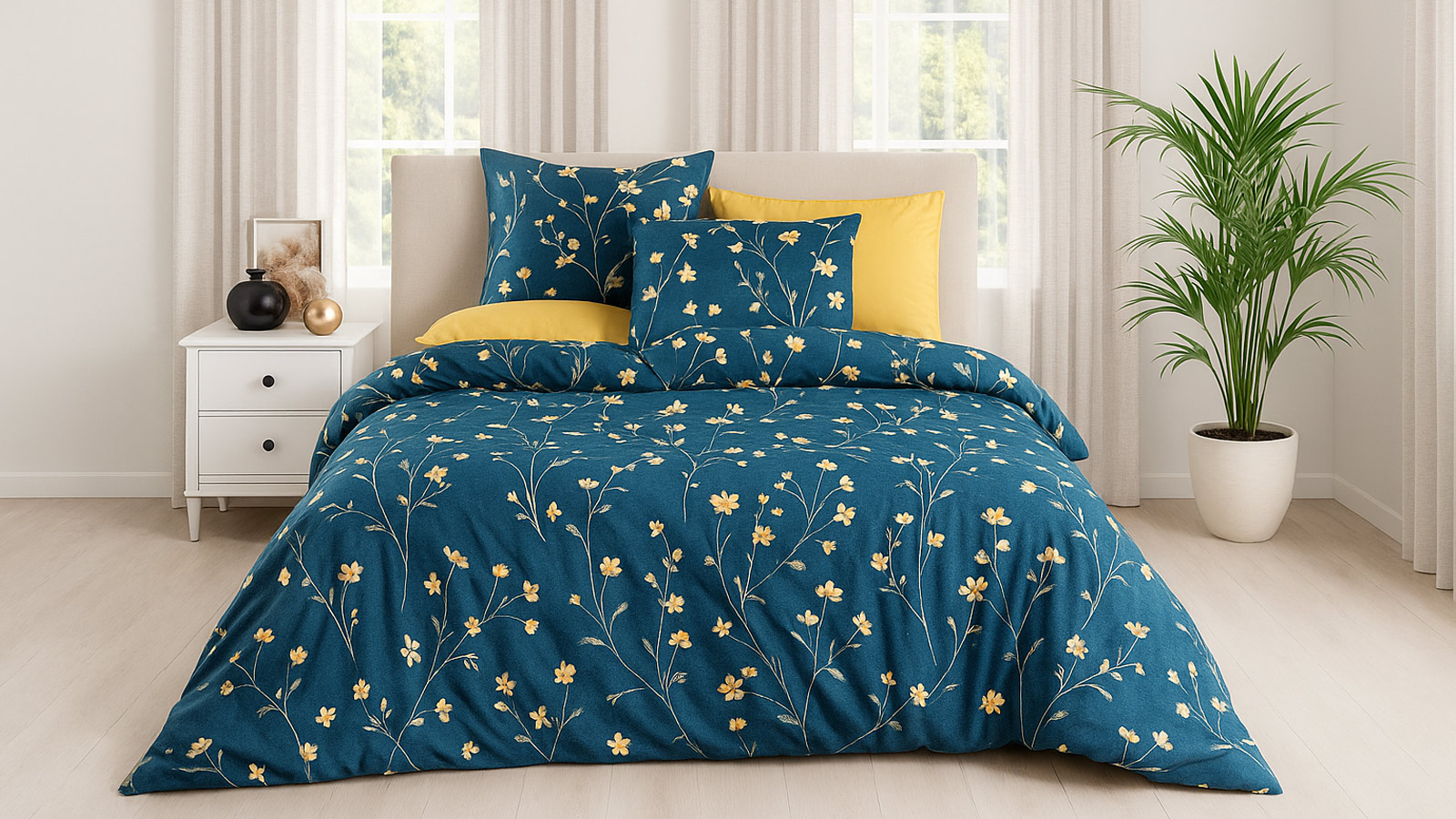 Golden Bed Linen Double