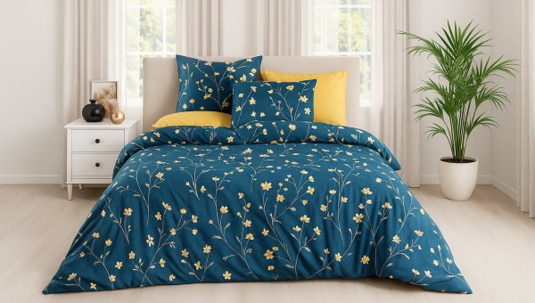 Golden Bed Linen Double