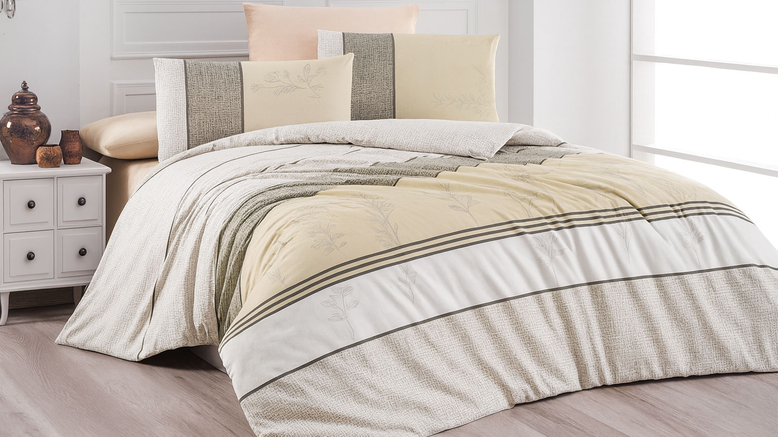 Pine Bed Linen Double