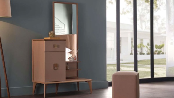 Alvis Dressing Table & Mirror