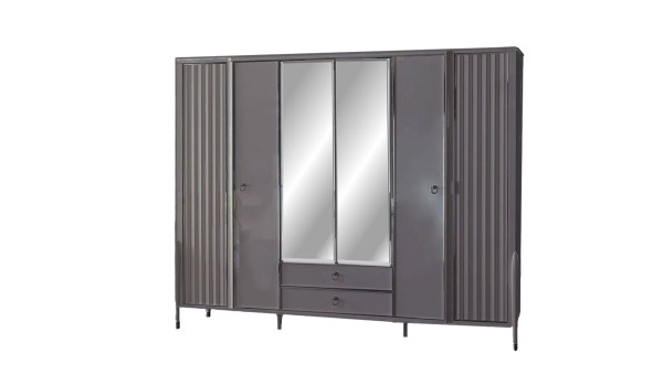 Gravita 6 Doors Wardrobe