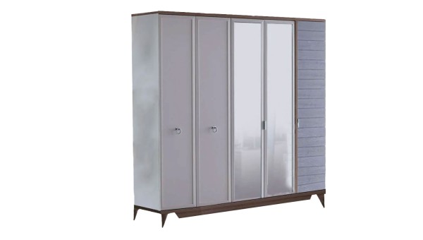 Mavenna 5 Doors Wardrobe