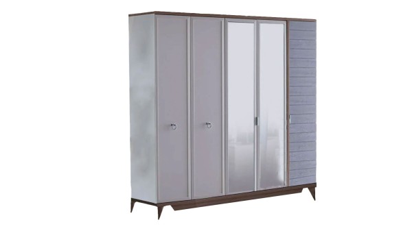 Mavenna 5 Doors Wardrobe