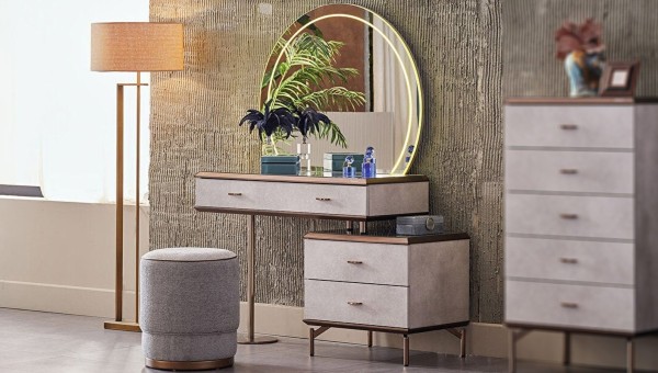 Havana Dressing Table & Mirror