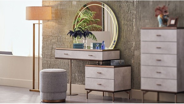 Havana Dressing Table & Mirror