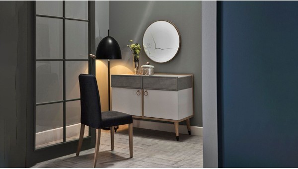 Lena Dressing Table & Mirror 