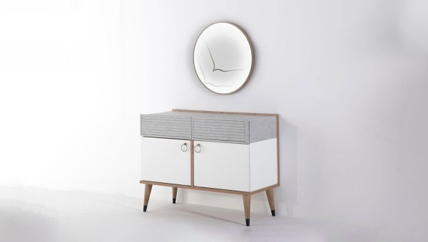 Lena Dressing Table & Mirror 