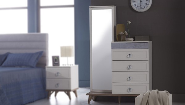 Mavenna Dressing Table & Mirror Mavenna Dressing Table & Mirror