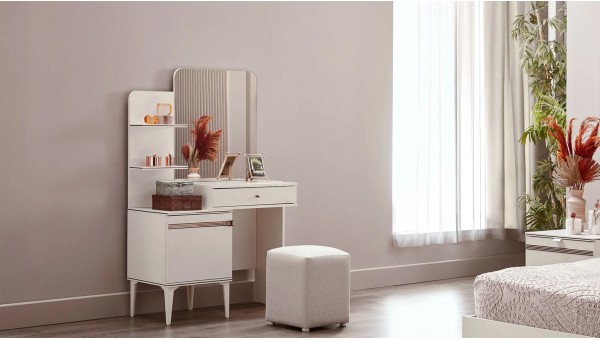 Nadia Dressing Table & Mirror