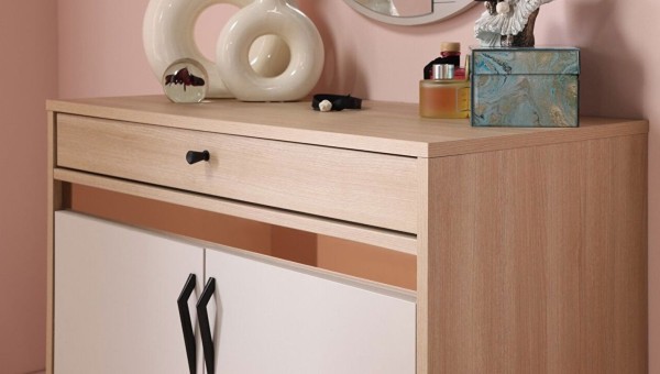 Serez Dressing Table & Mirror 