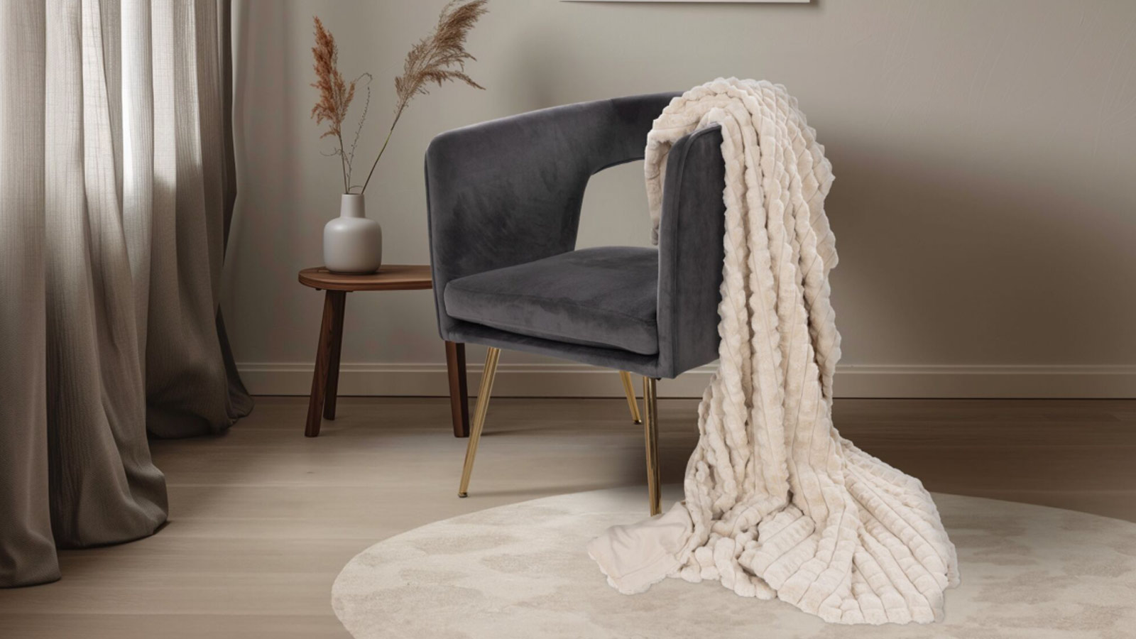 Lalee Harmony Blanket Beige 