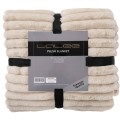 Lalee Plush Blanket Beige 