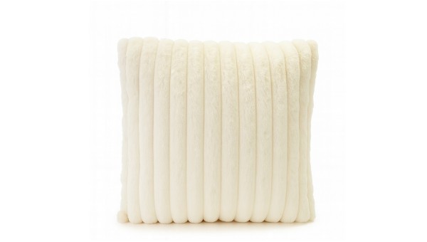 Lalee Plush Cushion Ivory
