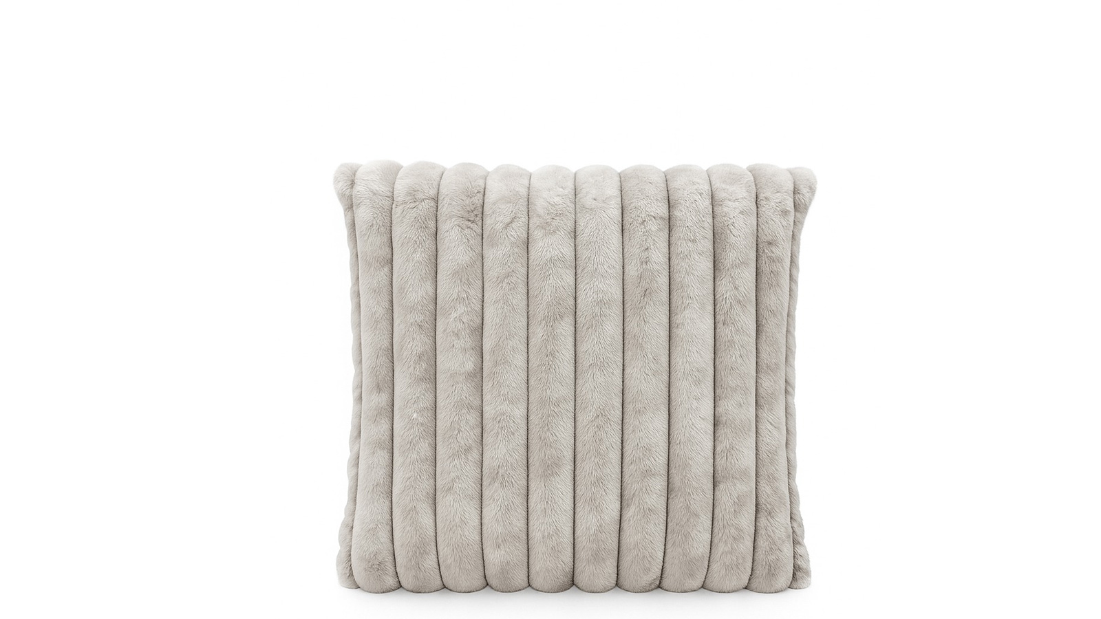 Lalee Plush Cushion Taupe Lalee Plush Cushion Taupe