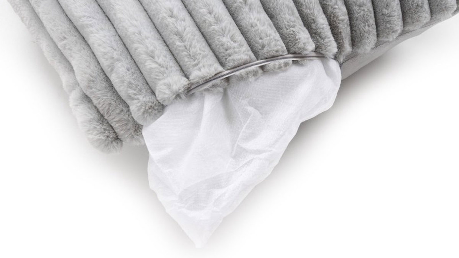 Lalee Plush Cushion Silver