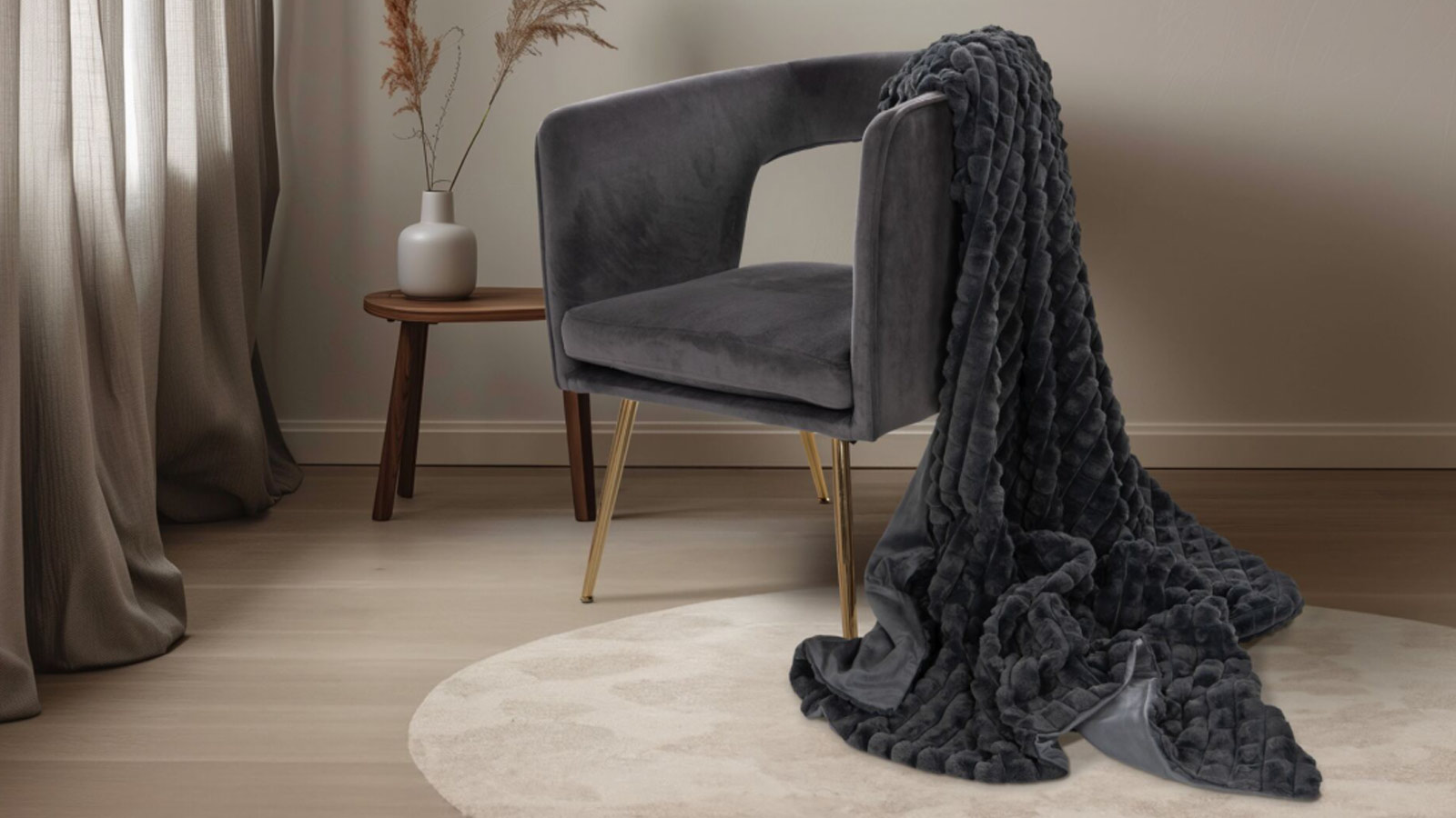 Lalee Harmony Blanket Graphite