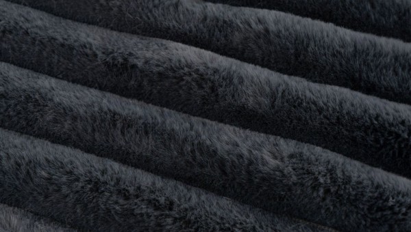 Lalee Plush Blanket Graphite