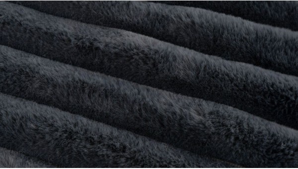 Lalee Plush Blanket Graphite