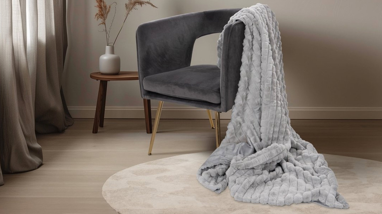 Lalee Harmony Blanket Silver