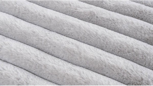 Lalee Plush Blanket Silver