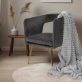 Lalee Plush Blanket Silver