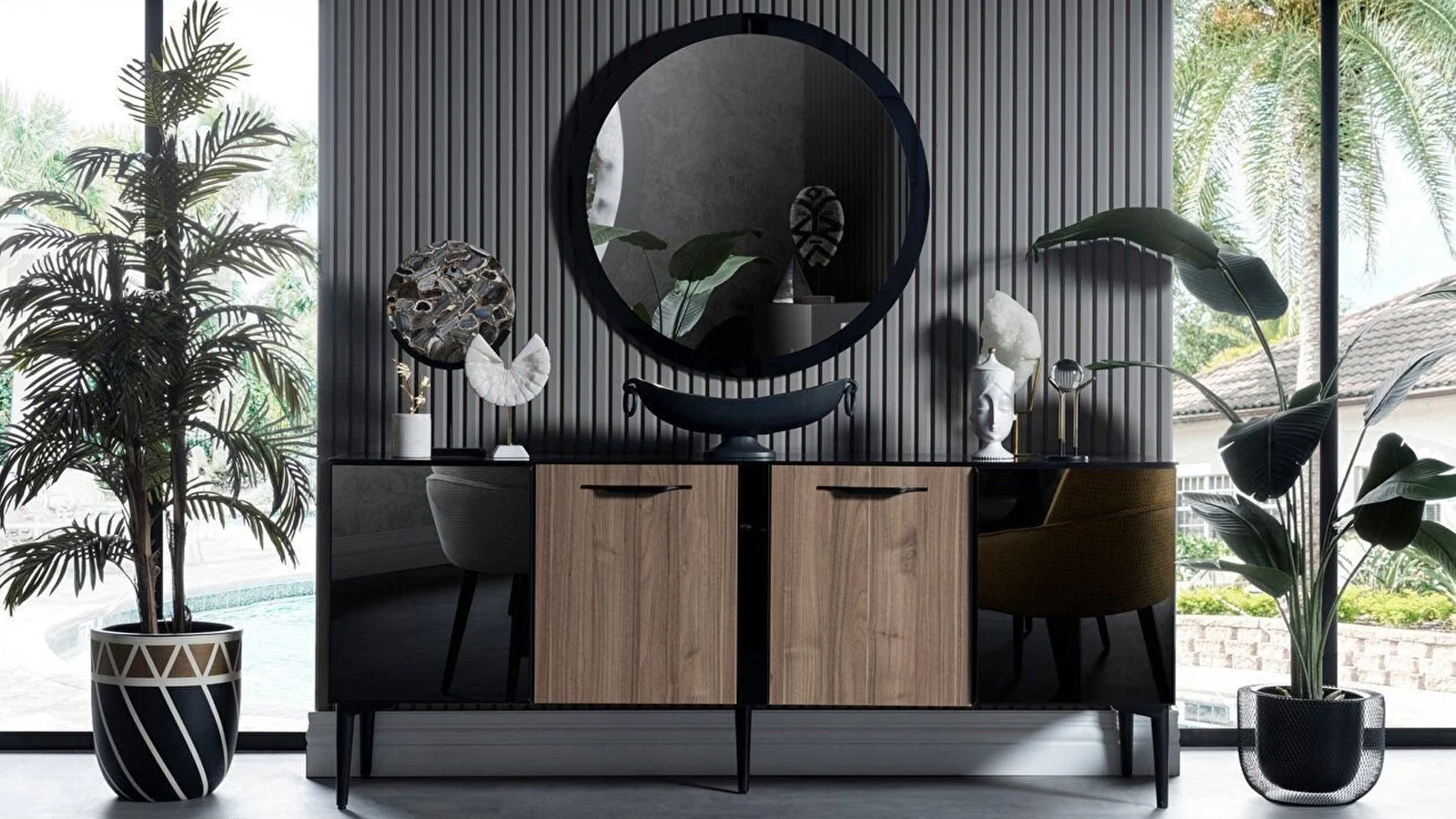 Mary Sideboard and Mirror Mary Sideboard and Mirror
