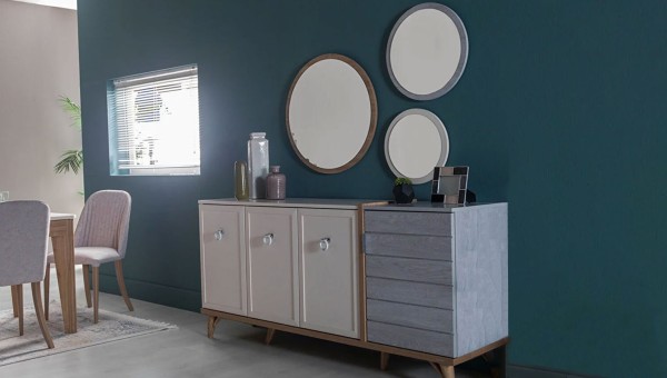 Mavenna Sideboard And Mirror