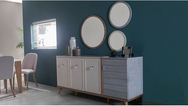 Mavenna Sideboard And Mirror