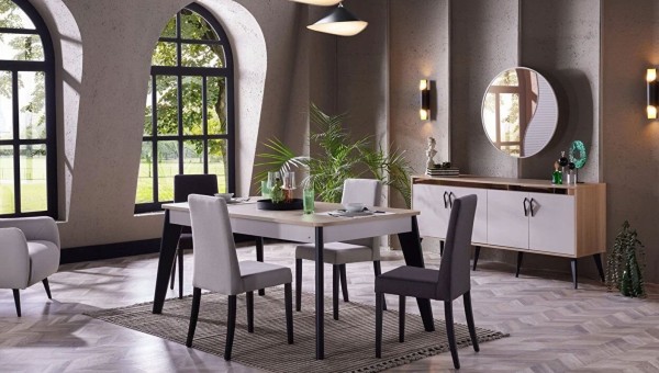 Serez Dining (Table+4 Chairs)