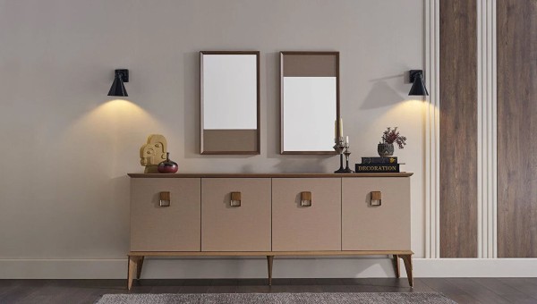 Alvis Sideboard And Mirror