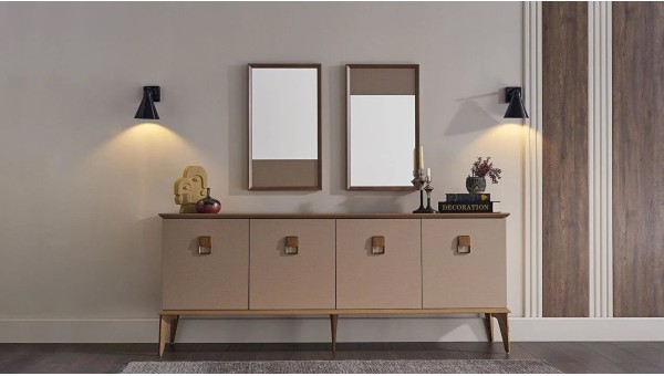 Alvis Sideboard And Mirror