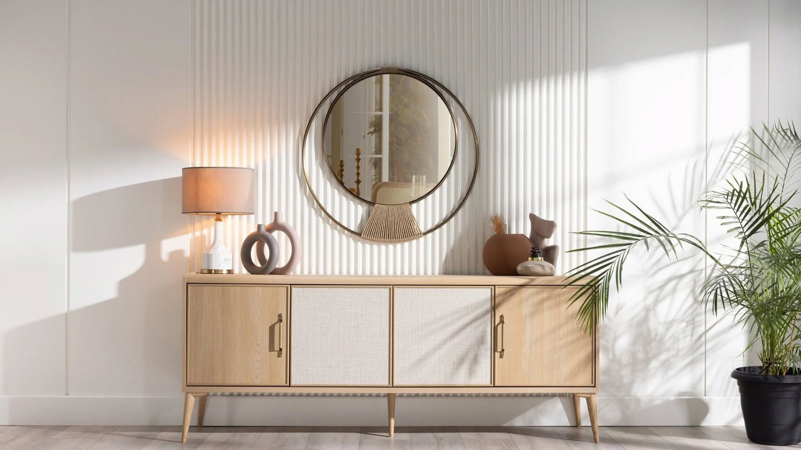 Mitra Sideboard and Mirror Mitra Sideboard and Mirror