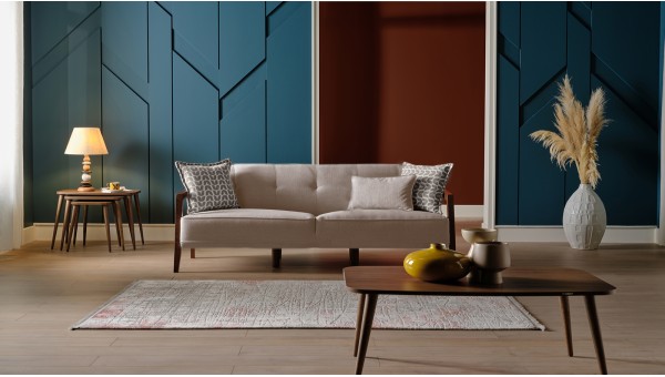 Gina Sofa 3 Seater Wood