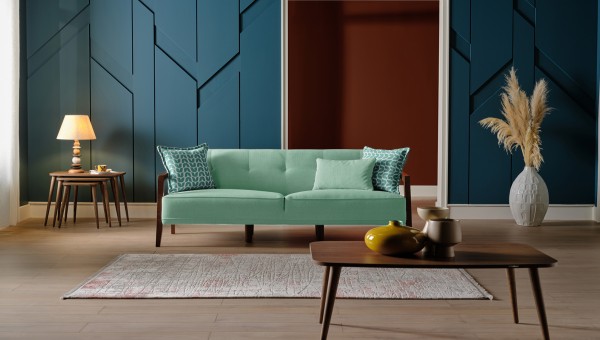 Gina Sofa 3 Seater Wood