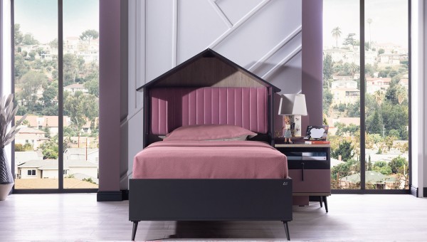 Alice Bed 120 (Pink) Alice Bed 120 (Pink)