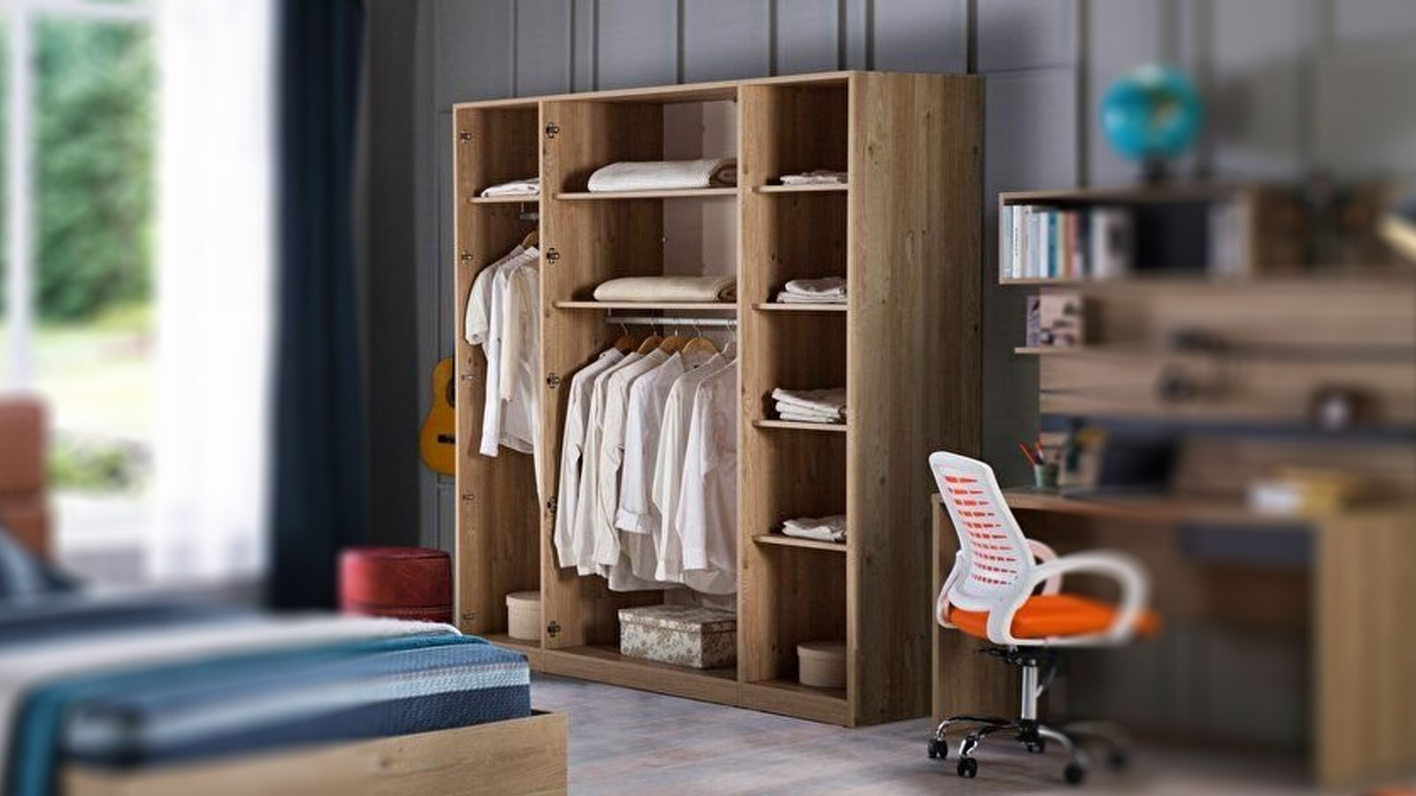 Lauren 4 Doors Closet 