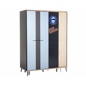 Alice Sliding Closet (Blue)