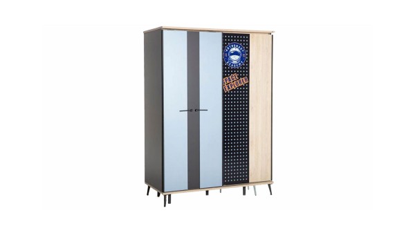 Alice Sliding Closet (Blue)